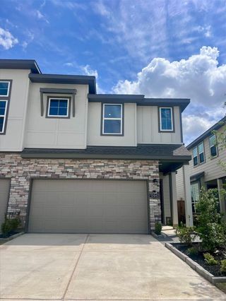 New construction Townhouse house 12506 Alligator Lake Ct, Cypress, TX 77433 plan Bagby II - image