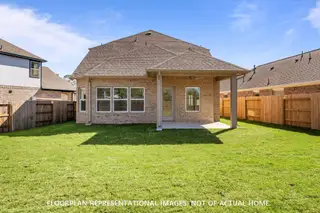 New construction Single-Family house 21711 Coral Mist Dr, Cypress, TX 77433 plan Larkspur - Smart Series - image