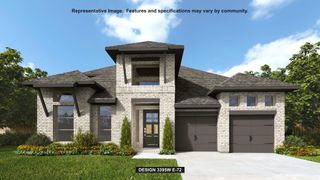 New construction Single-Family house 4726 Cascade Waters Ln, Fulshear, TX 77441 plan 3395W - image
