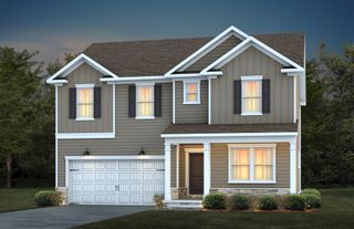New construction Single-Family house 425 Grange Farm Pl, Raleigh, NC 27603 plan Hampton - image