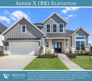 New construction Single-Family house 41931 Shoal St, Todd Mission, TX 77316 plan The Asher X - image