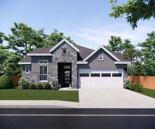 New construction Single-Family house 1129 Pansy Trl, Georgetown, TX 78628 plan Lucas - image
