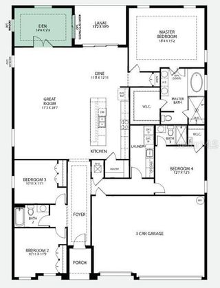 New construction Single-Family house 6 Bud Hollow Dr, Palm Coast, FL 32137 plan The Venice - image