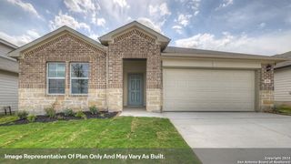 New construction Single-Family house 1056 Pronghorn Trail, Seguin, TX 78155 The Ashburn- photo