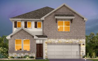New construction Single-Family house 605 Palo Brea Lp, Hutto, TX 78634 plan Colton - image