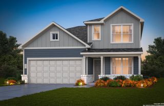 New construction  house 8256 Smithers Ave, San Antonio, TX 78252 plan Dinero - image