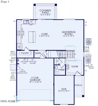 New construction Single-Family house 2656 E Manzanila Ave, San Tan Valley, AZ 85140 plan Waterville - image