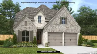 New construction Single-Family house 14517 Chaparral Run, San Antonio, TX 78254 plan 2594W - image