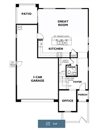 New construction Single-Family house 21416 E Sparrow Dr, Queen Creek, AZ 85142 Plan 3521 Elevation A- photo