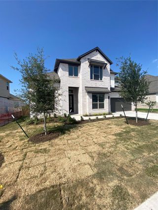 New construction Single-Family house 212 Smoke Signal Ct, Liberty Hill, TX 78628 Haskell- photo