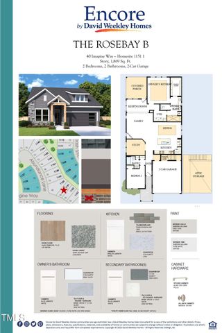 New construction Single-Family house 40 Imagine Way, Pittsboro, NC 27312 The Rosebay- photo