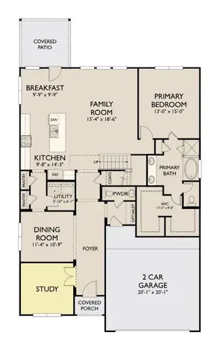 New construction  house 2131 Birch Brook Ln, Crosby, TX 77532 plan Thames - image