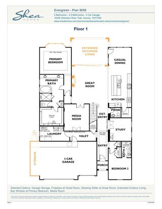 New construction Single-Family house 15740 Hoptree Heights Ln, Conroe, TX 77302 plan 5058 Elevation D - image