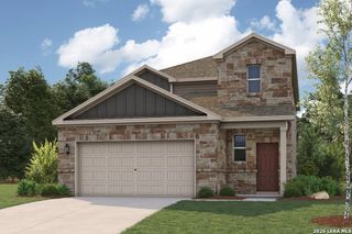 New construction  house 15435 Lonehollow Lk, San Antonio, TX 78253 plan Riley - 2511 - image