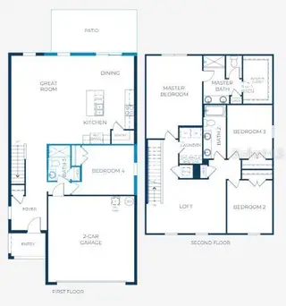 New construction Single-Family house 1701 Andover Ridge Dr, Deland, FL 32720 plan The Valencia - image