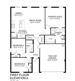 New construction house 1616 Texas Ave, Sumterville, FL 33585 plan Mahogany - image