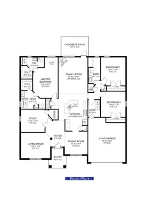 New construction Single-Family house 5268 Muscadine Wy, Milton, FL 32570 plan 2430 - image