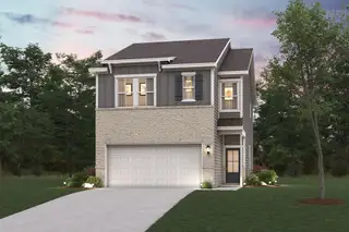 New construction Townhouse house 1211 Brooks Ryan Run, Lawrenceville, GA 30043 plan Sierra - image