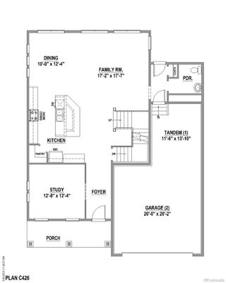 New construction Single-Family house 8702 Long Beach Ter, Colorado Springs, CO 80908 plan C426 - image