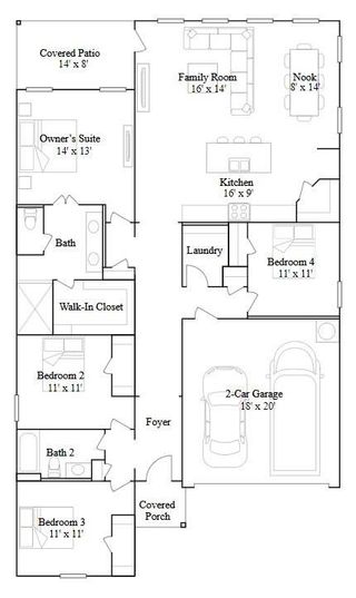 New construction house 3004 Waterwood Pass Dr, Katy, TX 77493 plan Walsh - image