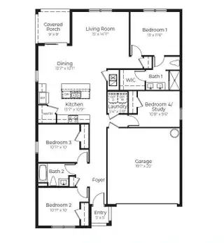 New construction house 4578 Boxwood Wy, Mount Dora, FL 32757 plan EDISON - image