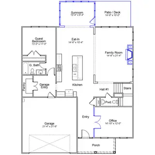 New construction Single-Family house 2017 Emily Margaret Rd, Chesnee, SC 29323 plan Webster - image