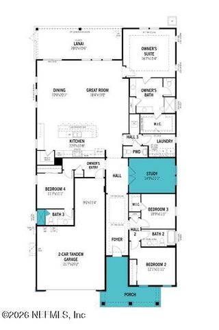 New construction  house 132 Saddlebunch Ct, St. Johns, FL 32259 plan Grove - image