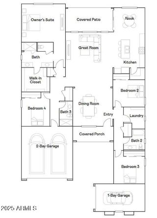 New construction Single-Family house 3699 E Gallatin Wy, San Tan Valley, AZ 85143 plan Peak Plan 5085 - image