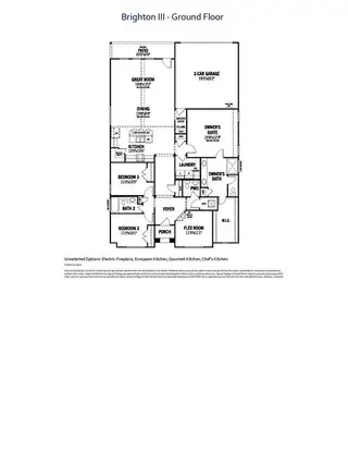 New construction  house 1344 Overton St, Frisco, TX 75036 plan Brighton III - image