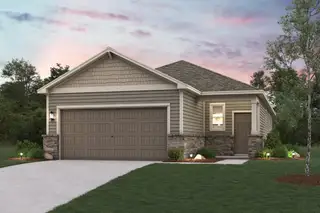 New construction Single-Family house 9931 Chavaneaux Lndg, San Antonio, TX 78221 plan Easton - 1388 - image