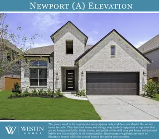 New construction Single-Family house 31023 Radke Estates Dr, Fulshear, TX 77441 plan The Newport - image
