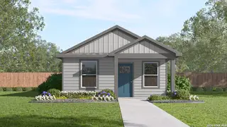 New construction Single-Family house 14828 Gold Lace Cactus, San Antonio, TX 78221 plan The Blake - image