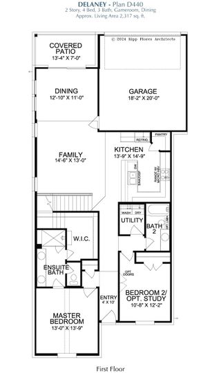 New construction Single-Family house 2941 Eleanor Dr, Prosper, TX 75078 plan Delaney - image