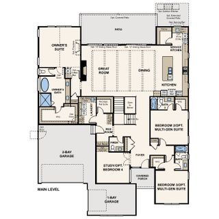 New construction Single-Family house 13795 Bison Peak Ct, Parker, CO 80138 plan The Hamilton - image
