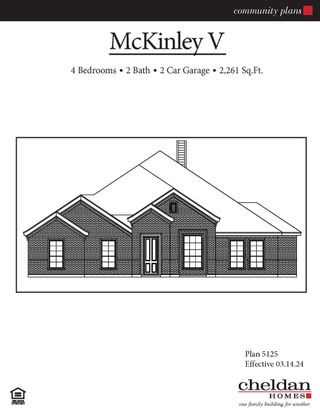 New construction Single-Family house 4000 Veal Station Rd., Weatherford, TX 76085 McKinley V- photo