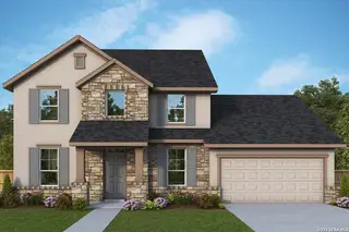 New construction Single-Family house 11742 Warlock, San Antonio, TX 78254 plan The Greenpark - image