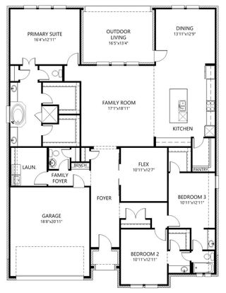 New construction Single-Family house 2919 Goodspeed Ln, San Antonio, TX 78245 plan Nichol - image