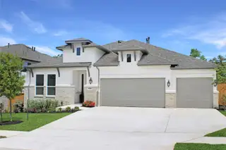 New construction Single-Family house 693 Jackson River Lp, Kyle, TX 78640 plan Chrysolite - image