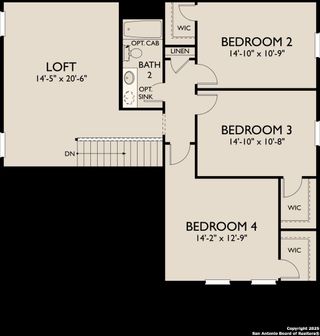 New construction Single-Family house 179 Desert Cactus, San Antonio, TX 78253 plan Jordan - image