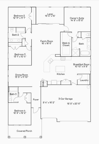 New construction  house 2359 Rider Rain Ln, Apopka, FL 32703 plan Largo II - image