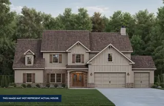 New construction Single-Family house 1421 Willowbend Pl, Monroe, GA 30655 plan Woodmont B.1 3 Front Entry - image