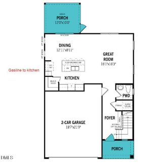 New construction  house 151 Sprenger St, Garner, NC 27529 plan Marion - image