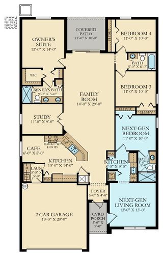 New construction  house 1873 Bright Sky Dr, Kissimmee, FL 34744 plan Freedom - image