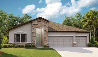 New construction Single-Family house 13136 Wellspring Dr., Lithia, FL 33547 Hyde Park III- photo