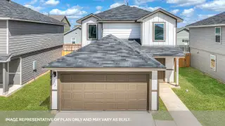 New construction Single-Family house 213 Haywood Mnr, Maxwell, TX 78656 plan The Graham - image