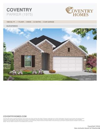 New construction Single-Family house 5753 Huron Drive, New Braunfels, TX 78130 Parker (1975-CV-35)- photo