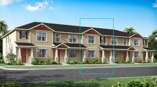 New construction Townhouse house 10043 Gazebo Aly, Orlando, FL 32832 plan Catalina - image