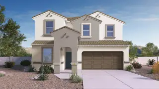 New construction Single-Family house 17471 W Vista Norte St, Goodyear, AZ 85338 plan Stork - image