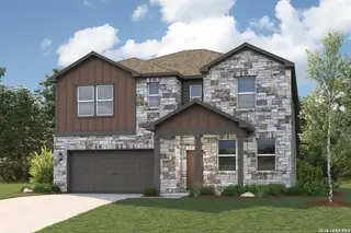 New construction Single-Family house 8358 Rocket Vw, San Antonio, TX 78263 plan Savannah - 2656 - image