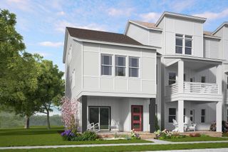New construction Townhouse house 1128 Lamplighter Dr, Raleigh, NC 27604 plan Red Rocks - image